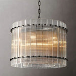 Sanrico Glass Round Chandelier 22"