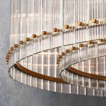Sanrico Glass Round Chandelier 60"