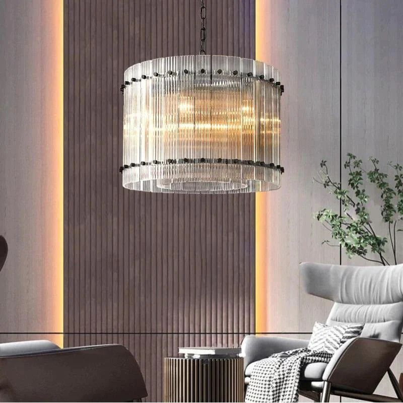 Sanrico Glass Round Chandelier 22"