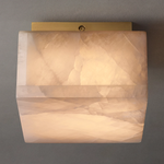 Rivent Alabaster Square Flush Mount
