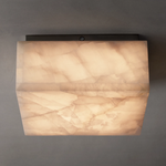 Rivent Alabaster Square Flush Mount