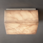 Rivent Alabaster Square Flush Mount
