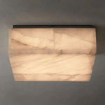 Rivent Alabaster Square Flush Mount