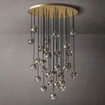 Boulle Round Chandelier 40"