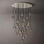 Boulle Round Chandelier 40"