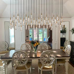Soltaire Raindrop Linear Chandelier