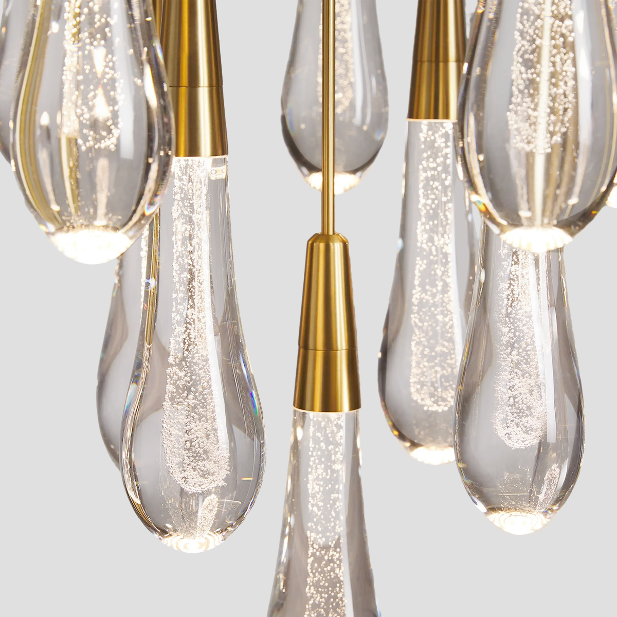 Soltaire Raindrop Round Chandelier