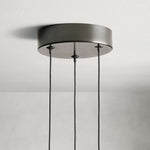 Soltaire Raindrop 3-Light Round Pendant