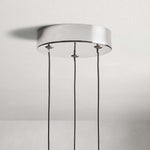 Soltaire Raindrop 3-Light Round Pendant