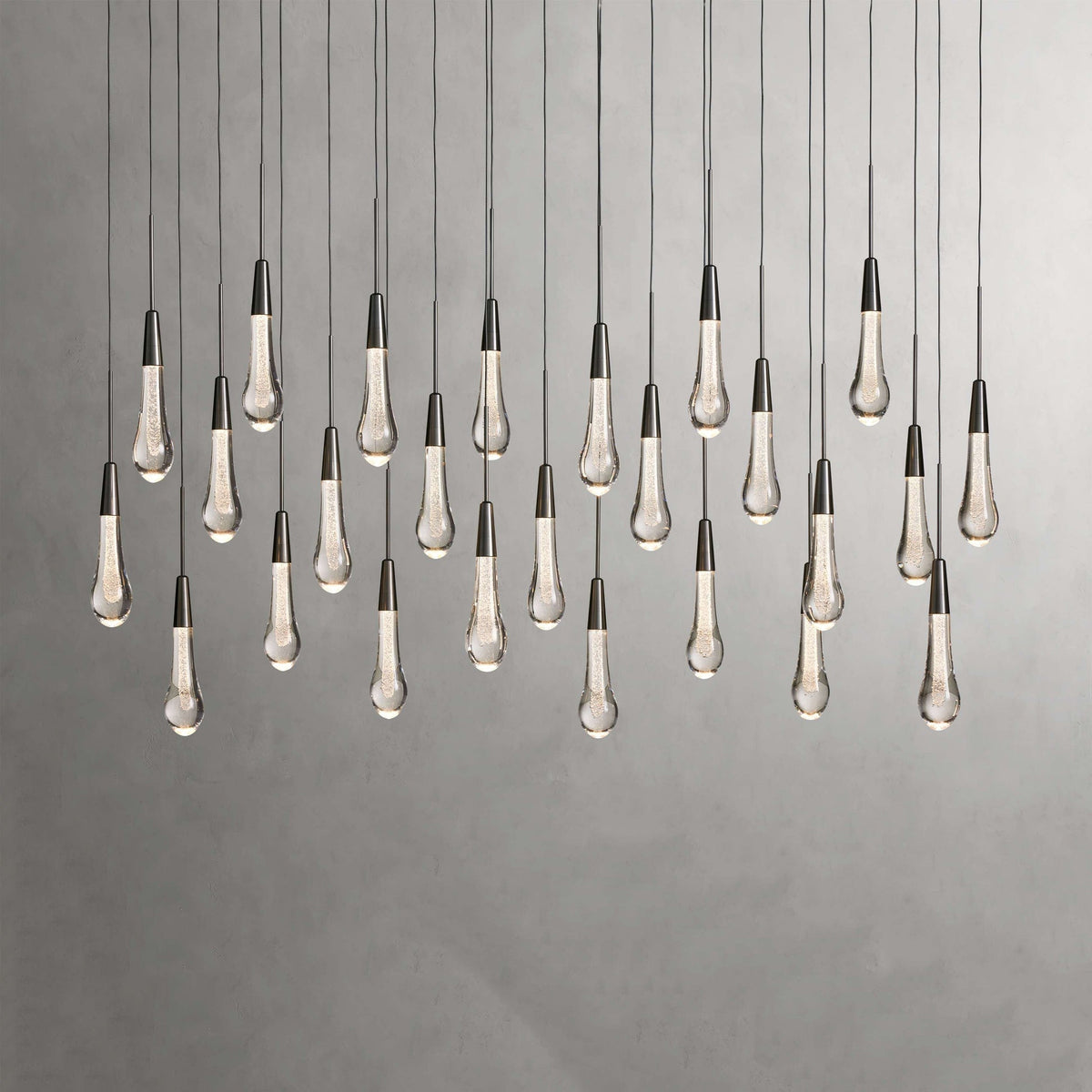 Soltaire Raindrop Linear Chandelier