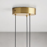 Soltaire Raindrop 3-Light Round Pendant