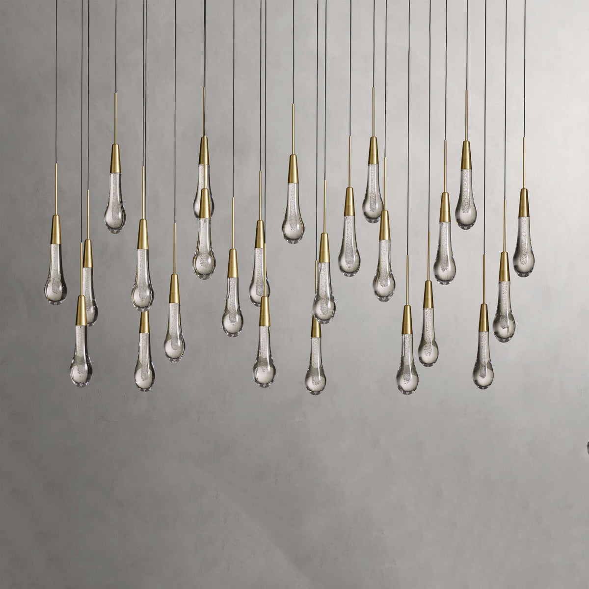 Soltaire Raindrop Linear Chandelier