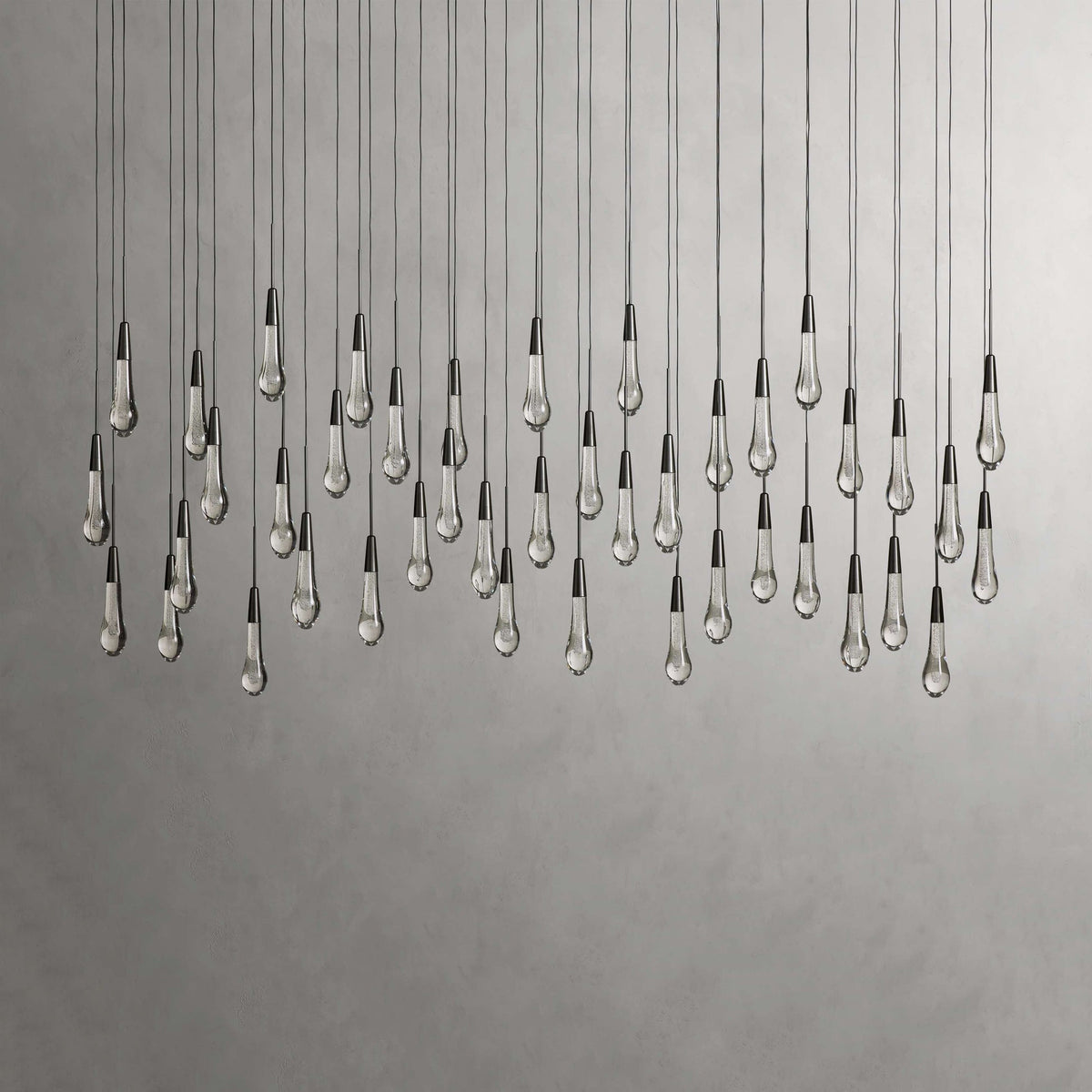 Soltaire Raindrop Linear Chandelier