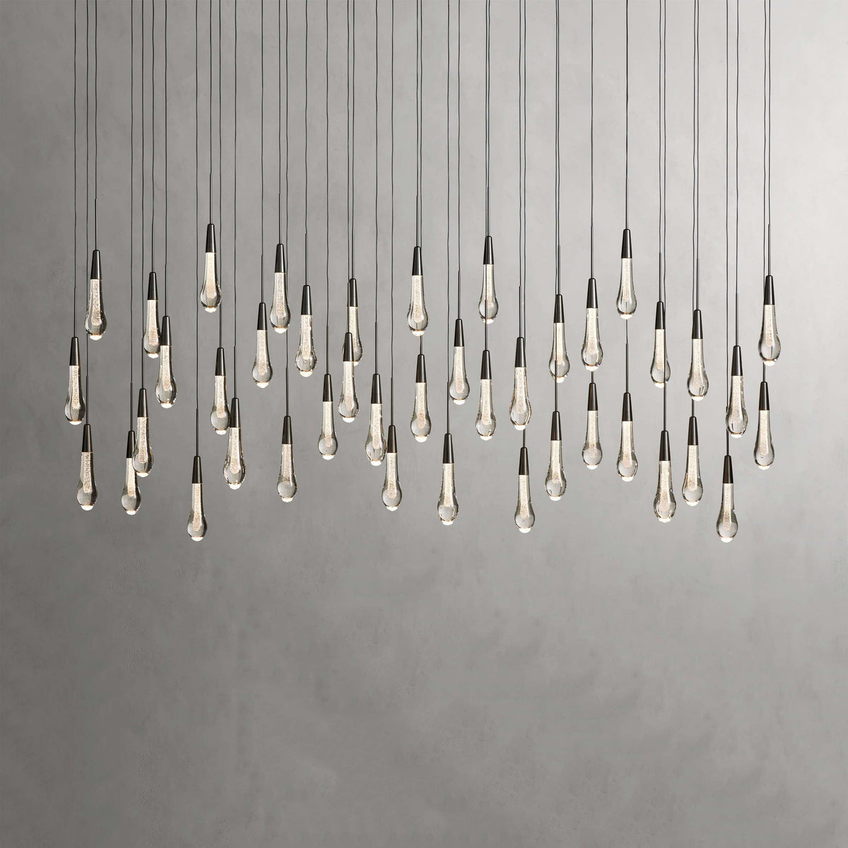 Soltaire Raindrop Linear Chandelier