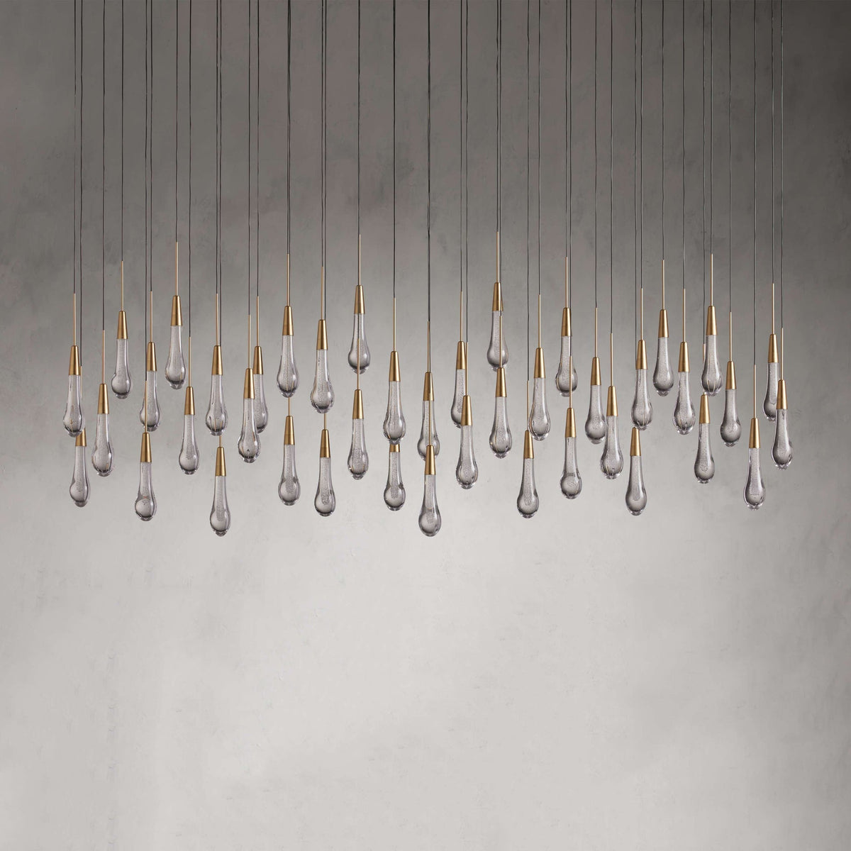 Soltaire Raindrop Linear Chandelier