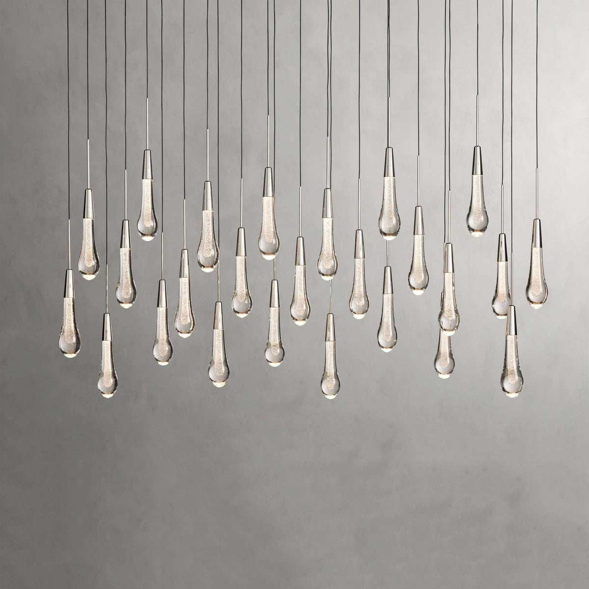 Soltaire Raindrop Linear Chandelier