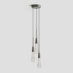 Soltaire Raindrop 3-Light Round Pendant