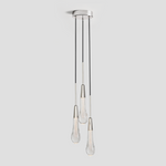 Soltaire Raindrop 3-Light Round Pendant