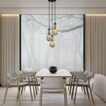 Raindrop Round Chandelier 8"