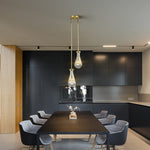 Raindrop Round Chandelier 5"