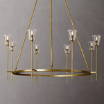 Torchis Round Chandelier 46"