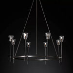 Torchis Round Chandelier 46"