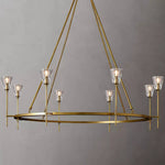 Torchis Round Chandelier 58"