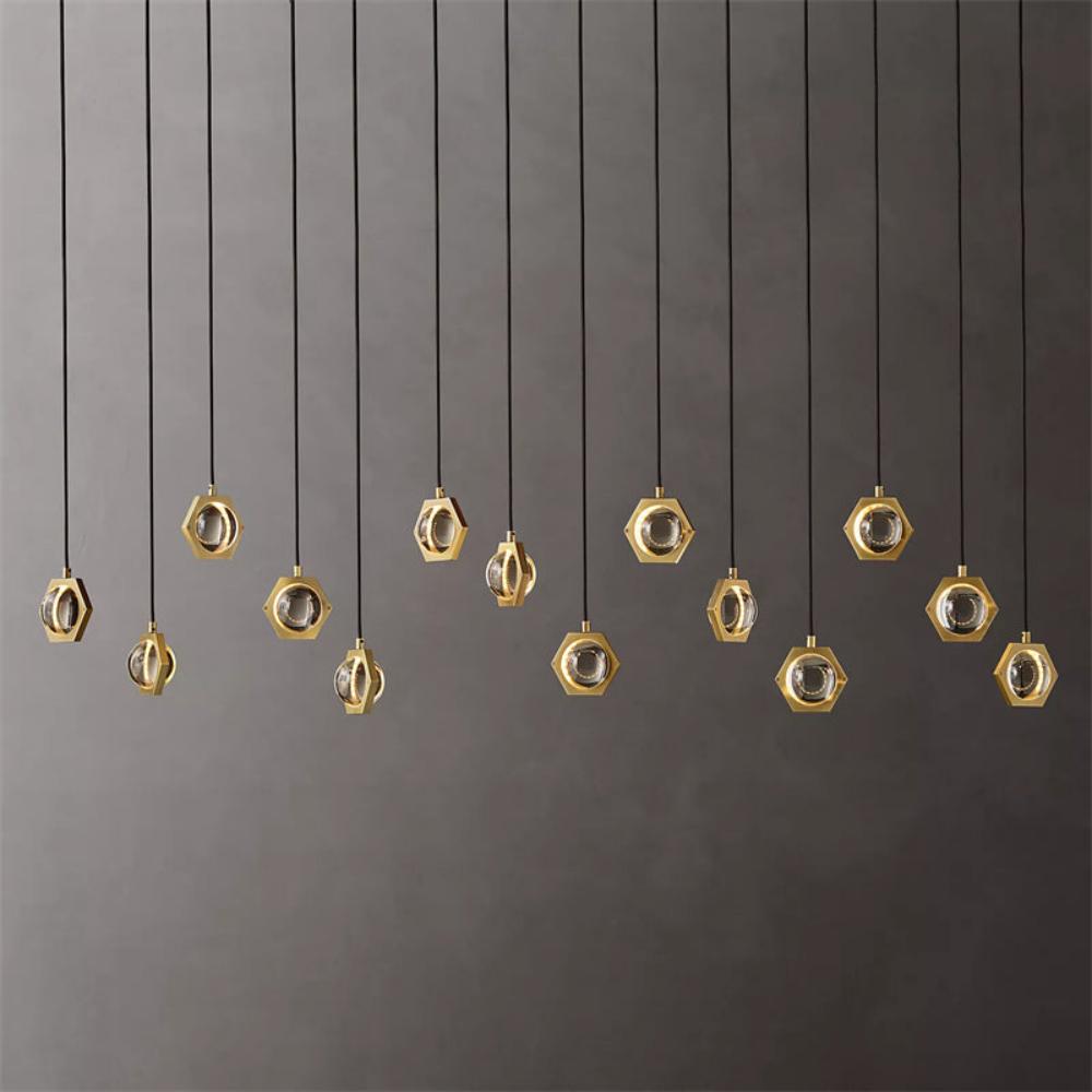 Eclavia Linear Chandelier 54"