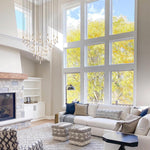 Soltaire Raindrop Round Chandelier