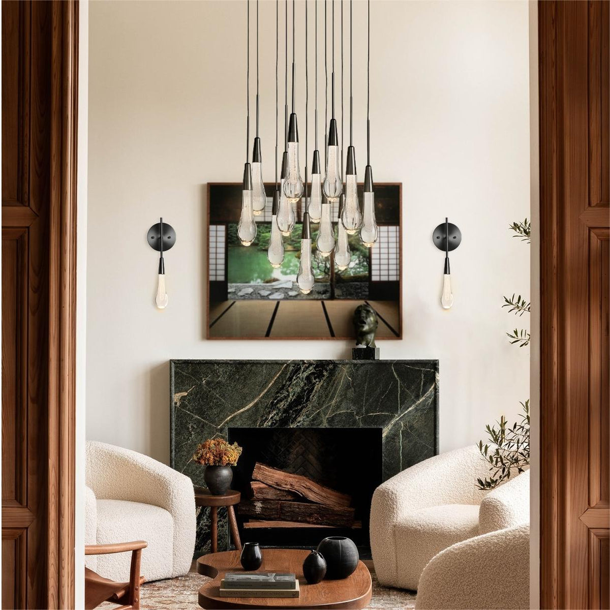 Soltaire Raindrop Round Chandelier