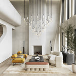 Soltaire Raindrop Round Chandelier
