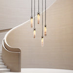 Alabaster 3 Light LED Multi-Drop Pendant