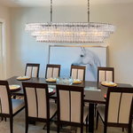 Ghiaccio Oval Chandelier