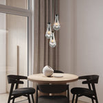 Raindrop Round Chandelier 8"