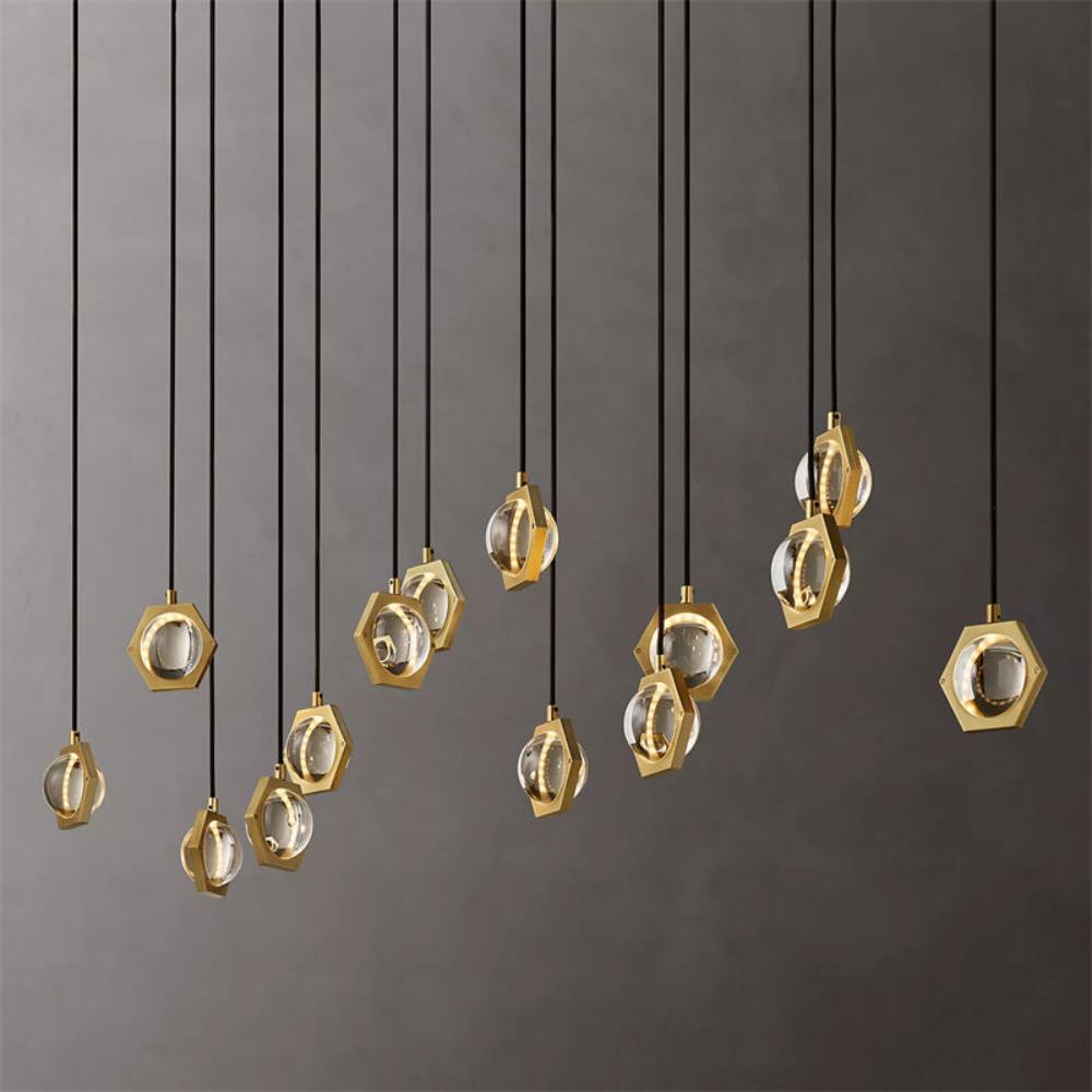 Eclavia Linear Chandelier 54"