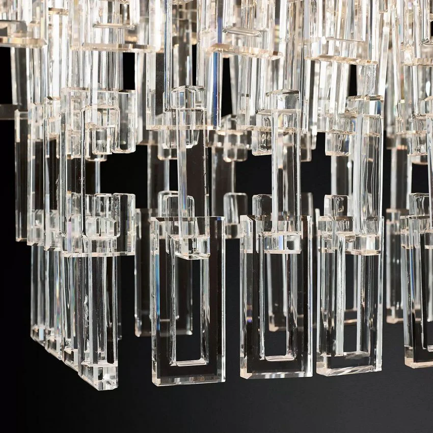 Marvion Tiered Rectangle Chandelier 72"