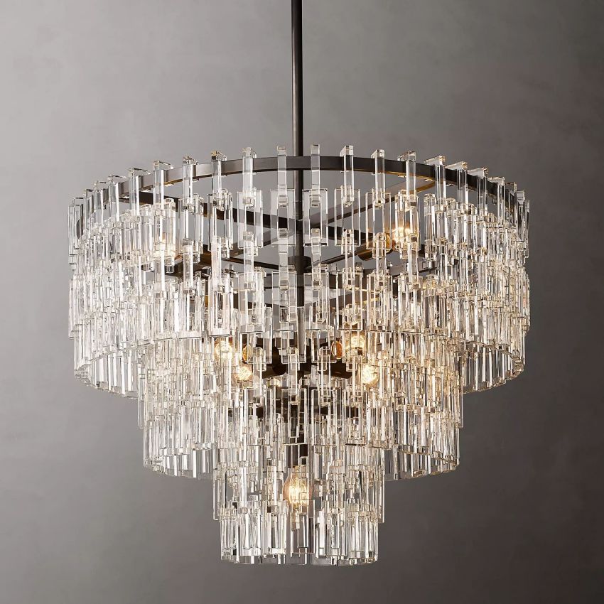 Marvion Tiered Round Chandelier 36"