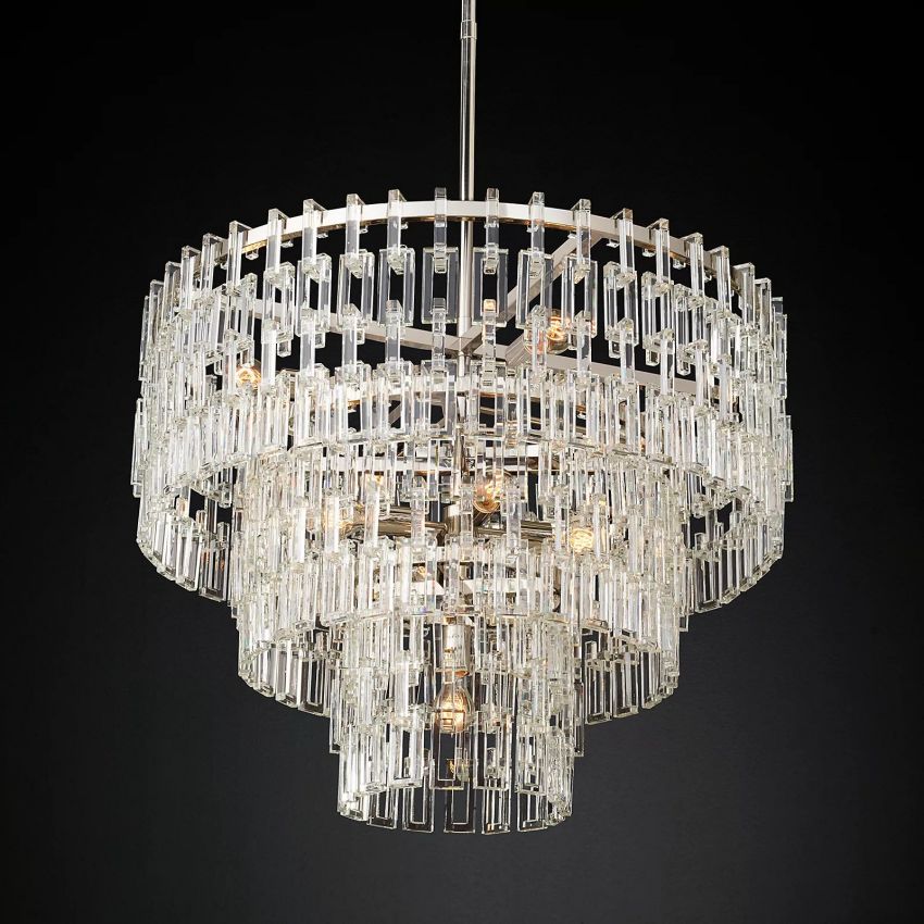 Marvion Tiered Round Chandelier 36"
