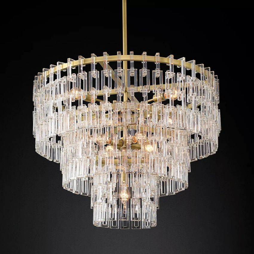 Marvion Tiered Round Chandelier 36"