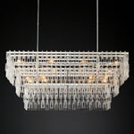 Marvion Tiered Rectangle Chandelier 60"