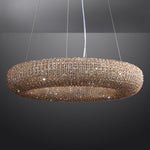 Halo Crystal Round Chandelier 41"