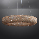 Halo Crystal Round Chandelier 59"