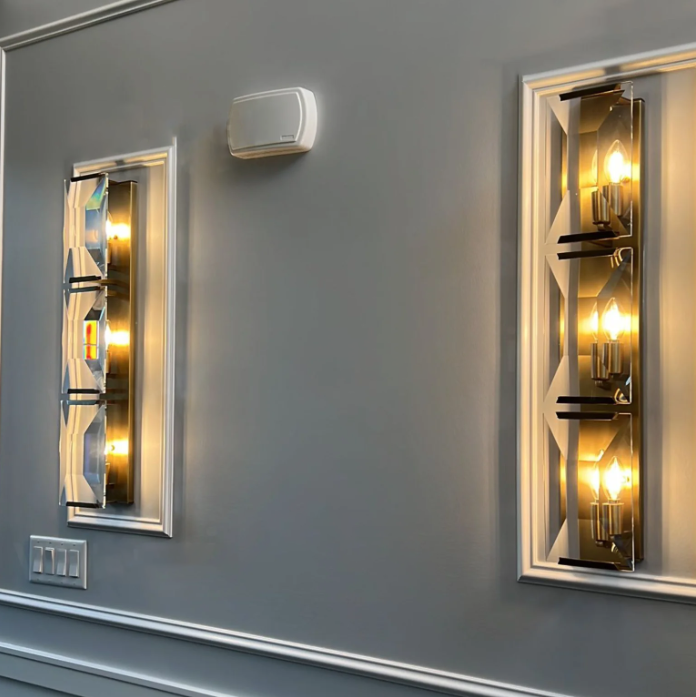 Harluxe Crystal Triple Wall Sconce
