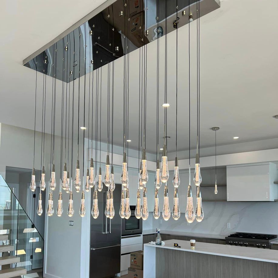 Soltaire Raindrop Linear Chandelier