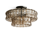 Ghiaccio Glass Flush Mount