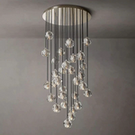 Boulle Round Chandelier 30"