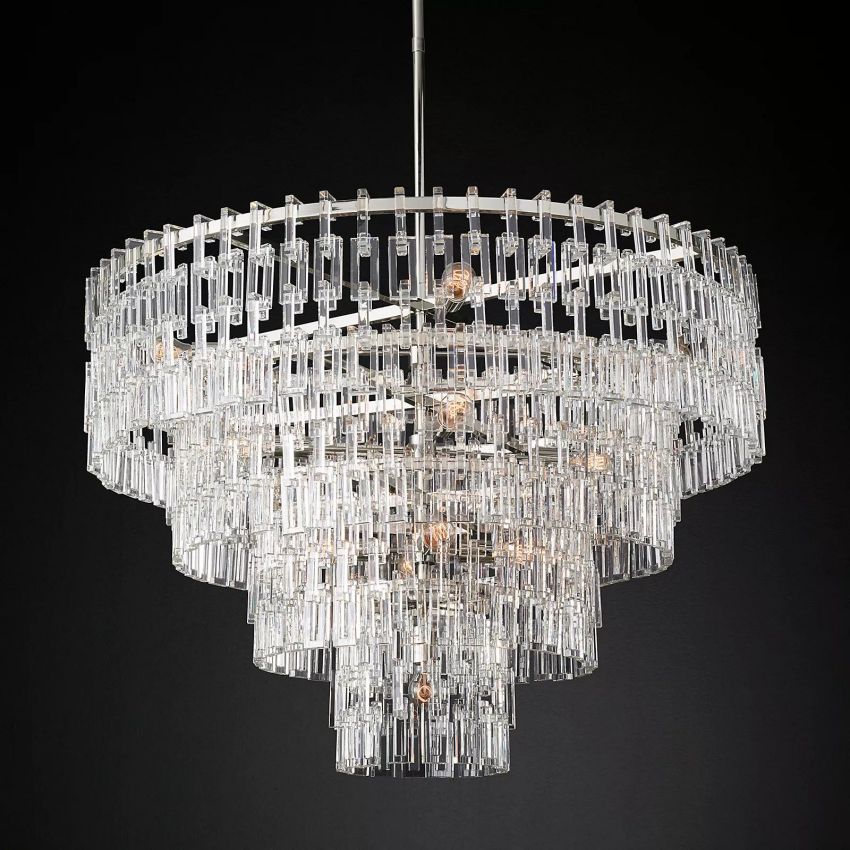 Marvion Tiered Round Chandelier 48"