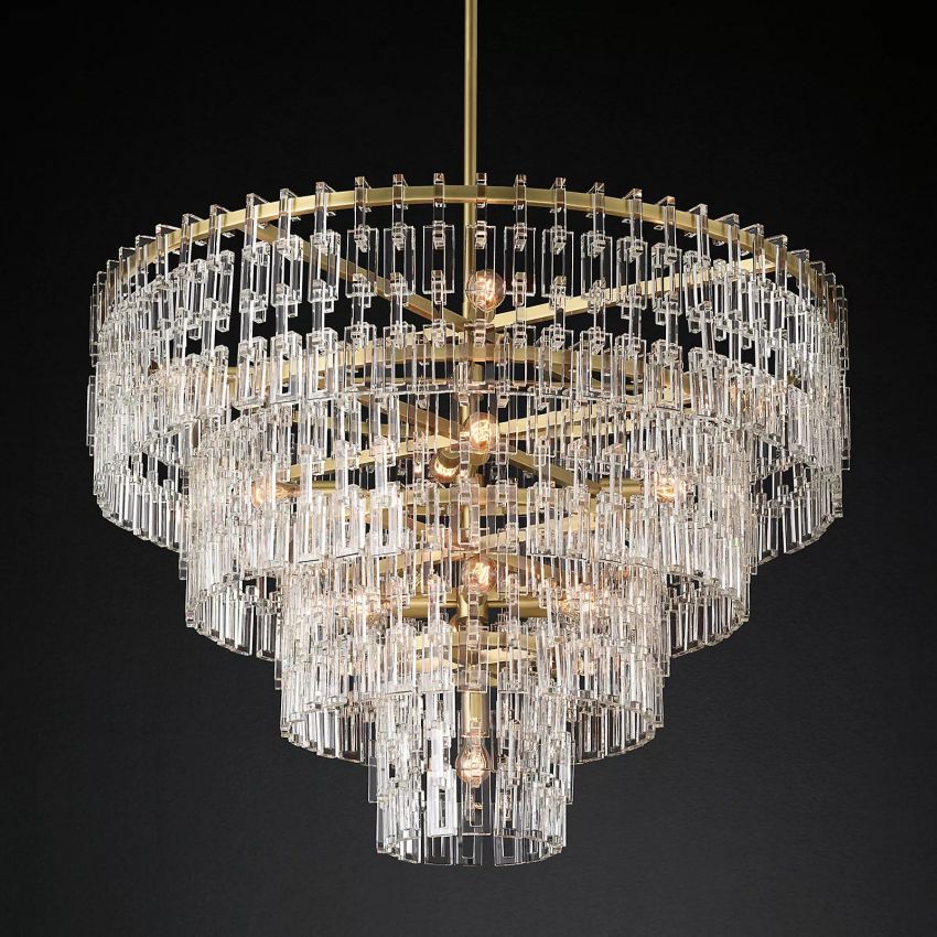 Marvion Tiered Round Chandelier 48"