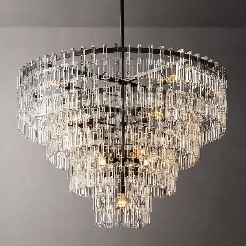 Marvion Tiered Round Chandelier 48"