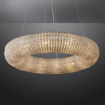 Halo Crystal Round Chandelier 32"